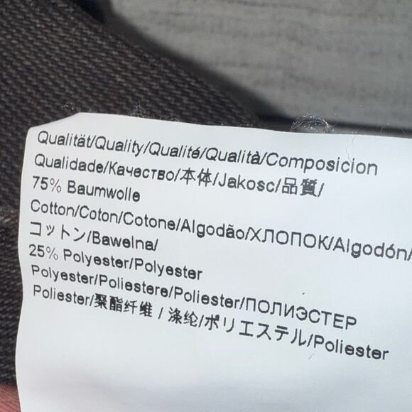 BOSS Hugo Boss Men's Finest Cotton Flannel Casual Pants Brown Size 34 x 32.5 - Picture 7 of 9